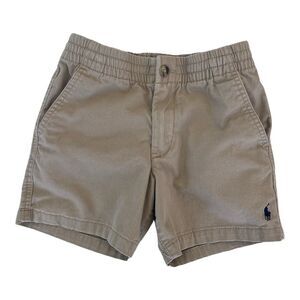 Ralph Lauren Baby Boys Polo Prepster Flex Twill Shorts Beige Size 8 (boys)